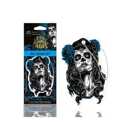 Légfrissítő - Aroma Car MUERTOS Blue Diamond Girl