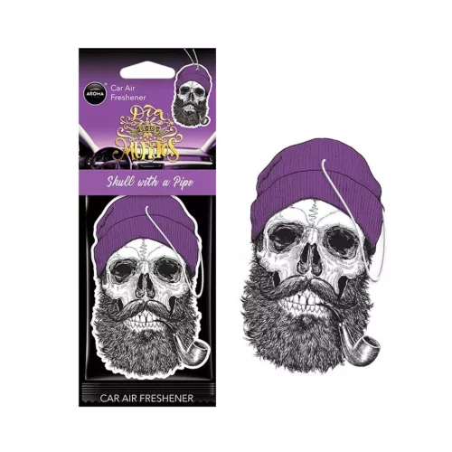 Légfrissítő - Aroma CarMUERTOS Skull with a Pipe Coral Stuff