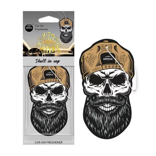 Légfrissítő - Aroma Car MUERTOS Skull in a Cap