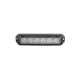Stroboszkópos ledes sárga villogólámpa 6 LED 12/24V