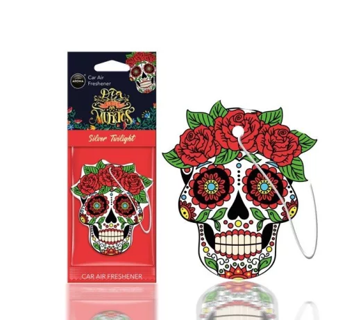 Légfrissítő - Aroma Car MUERTOS Silver Tatoo