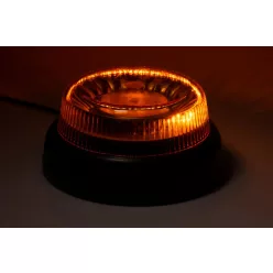 sárga villogólámpa LED-es 12-55V mágneses (3m kábellel)