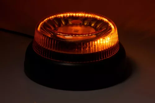 sárga villogólámpa LED-es 12-55V mágneses (3m kábellel)