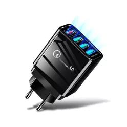 Hűlózati töltő 3 USB + 1 Quick Charge