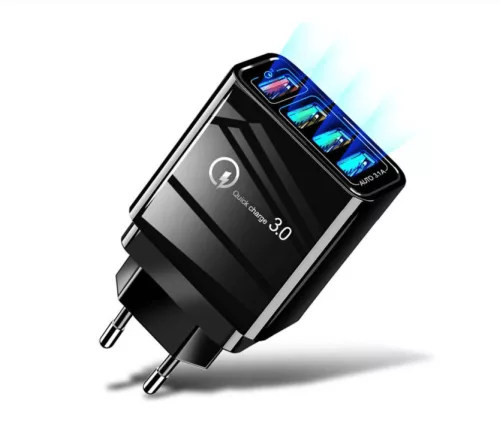 Hűlózati töltő 3 USB + 1 Quick Charge