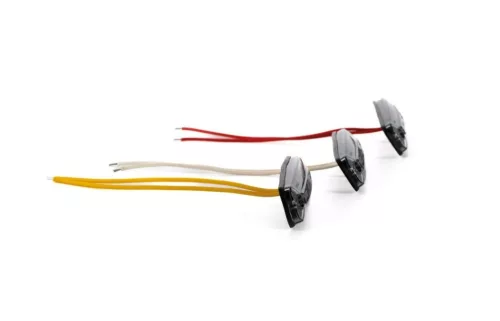 Helyzetjelző LED 12/24V piros (füst színű)