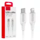 Telefon töltő kábel USB-C ből lightingba 20W 100cm