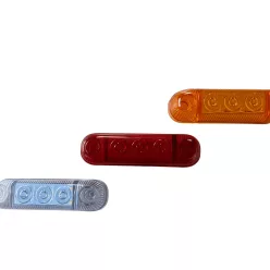 Szélességjelző sárga LED  (3 led) 12-24V