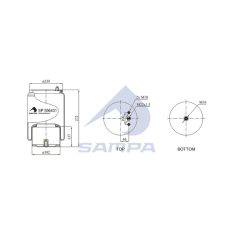 DAF XF106 légrugó kpl. FI192