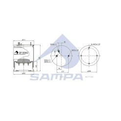Légrugó RVI/MAN 902MB