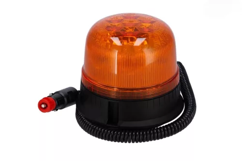 Mágnestalpas sárga villogólámpa ledes 12/24V