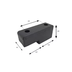 Gumiütköző Schwarzmüller 249x85x100/70