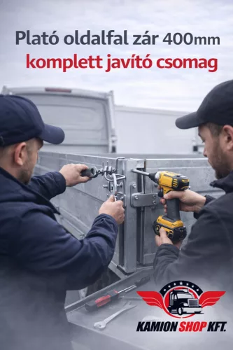 PLATÓ OLDALFAL ZÁR 400MM KOMPLETT JAVÍTÓ CSOMAG