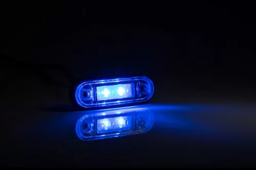 Helyzetjelző LED lámpa 12-30V kék