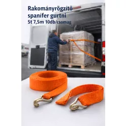 RAKOMÁNYRÖGZÍTŐ SPANIFER GURTNI 5T 7,5M 10DB/CSOMAG