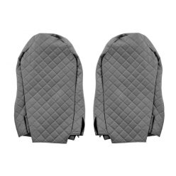 MAN TGX bőr ülésvédő szett (szürke )