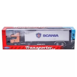   1:32 Scania R470 Nyerges Vontató + Utánfutó ? Narancssárga/Ezüst