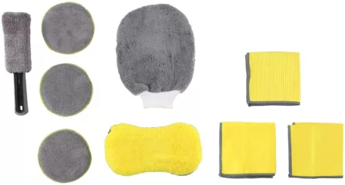 Autó tisztító és ápoló szett 9db-os DUNLOP