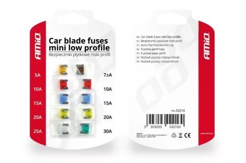 MINI  biztosíték klt.  10db-os
