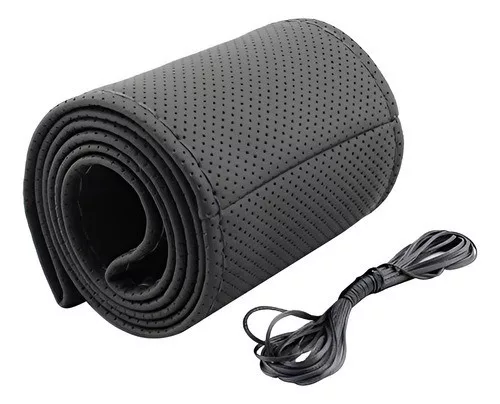 Valódi bőr fűzős kormányvédő – 45 cm