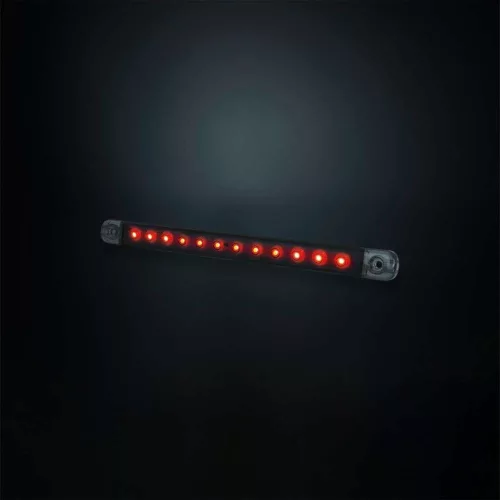 Dark Knight SLIM helyzetjelző/féklámpa  3LED (piros) 10-32V