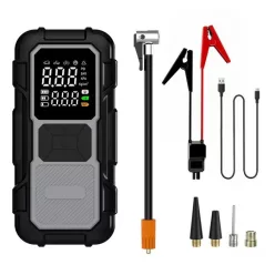  4 az 1-ben Intelligens Jumper/Starter és Kompresszor - 1000A - 8000mAh - 100W