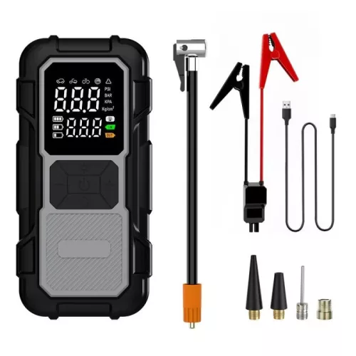 4 az 1-ben Intelligens Jumper/Starter és Kompresszor - 1000A - 8000mAh - 100W