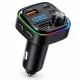 C26 Bluetooth kihangosító 5.3+EDR RGB- FM/Transmitter - 12/24V