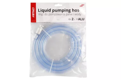 Üzemanyag  leeresztő tömlő 2m alu pumpával