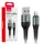 USB-A/ IPHONE LIGHTNING töltő kábel 100cm