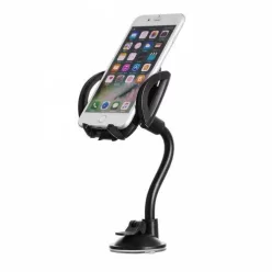   Univerzális autós telefon tartó szélvédőre flexibilis hosszú karral