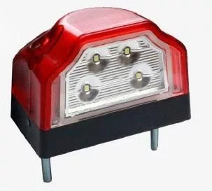Rendszámtábla megvilágítás LED-es piros