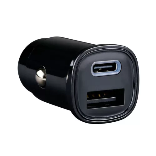 Autós töltő szivargyújtóba 12-24V USB A+C