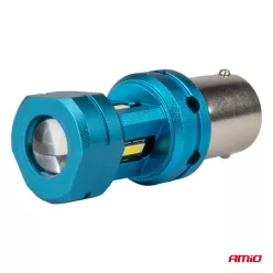 4SMD LED izzó CANBUS BA15S P21W 12V/24V fehér (2db)