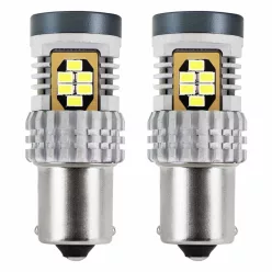 24SMD LED izzó CANBUS BA15S P21W 12V/24V fehér (2db)