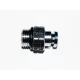 Légfékcső gyorstoldó fém menetes M16x6mm