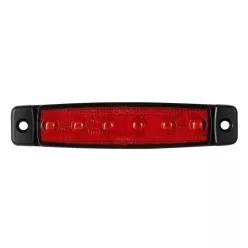 Piros helyzetjelző 6 led