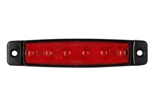 Piros helyzetjelző 6 led