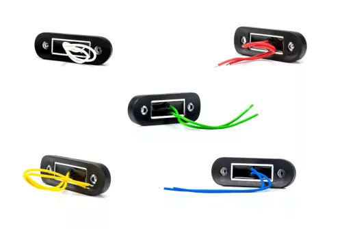 Zöld Helyzetjelző Lámpa ? 4 LED, 12-30V
