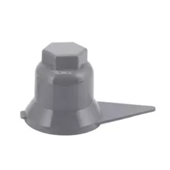 Csavarkupak 32mm lazulásjelzős szürke