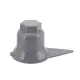 Csavarkupak 32mm lazulásjelzős szürke
