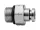 Légfékcső gyorstoldó fém menetes M12x6mm