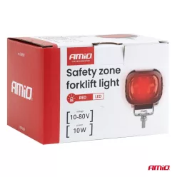 Targonca biztonsági zóna jelző lámpa 10W IP6K9K- piros