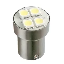 LED izzó BA15S 24V (4smd-fehér) 2 DB
