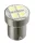 LED izzó BA15S 24V (4smd-fehér) 2 DB