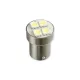 LED izzó BA15S 24V (4smd-piros) 2db