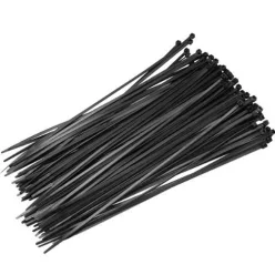 Kábelkötegelő fekete 300x4,5