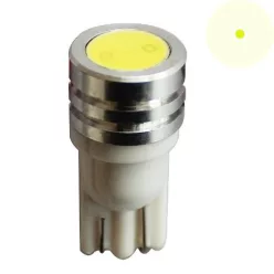 LED izzó T10 12/24V (1smd extra erős-sárga) 2db