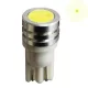 LED izzó T10 12/24V (1smd extra erős-sárga) 2db