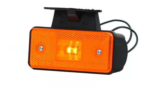 Szélességjelző sárga LED (tartó+ház)